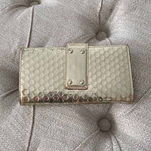 Kate Spade Gold Shiny Wallet